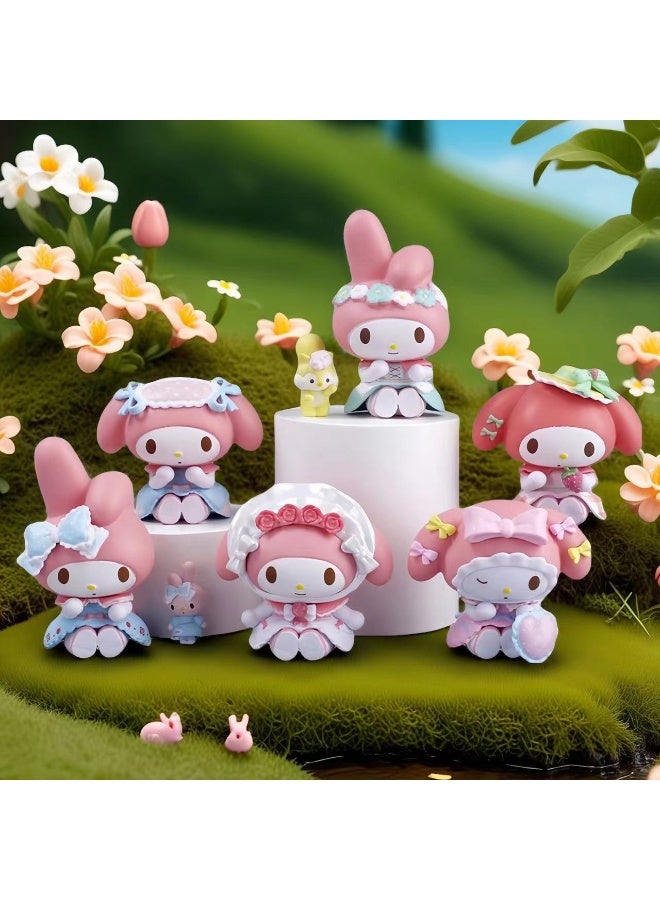 My Melody Dreamy Tea Party Blind Box Series Unbox 6 Enchantingly Cute Meticulously Crafted Figurines for a Magical Collection Experience - Image 1